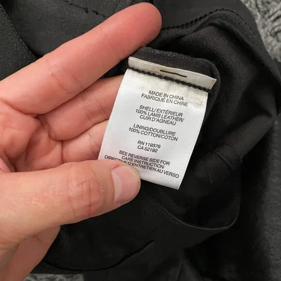 Helmut Lang Leather Leggings - Picture 6 of 6